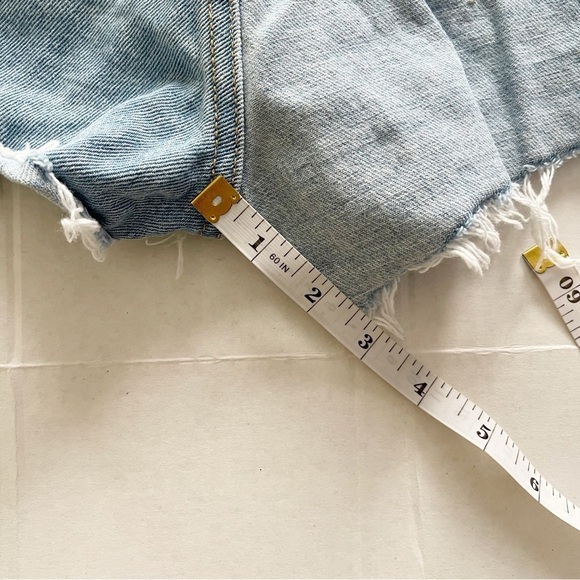 WILD FABLE Women’s Patchwork Denim Shorts - Size 4 - Picture 9 of 11